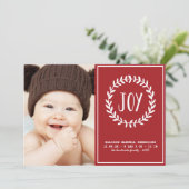 Cartes Pour Fêtes Annuelles Joyful | Holiday Birth (Debout devant)