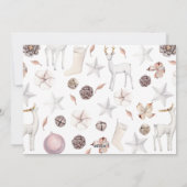 Cartes Pour Fêtes Annuelles Joyful Sweet Illustrated Imprimer Noël (Dos)