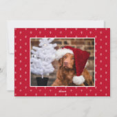 Cartes Pour Fêtes Annuelles Joyful Two Photo Script Christmas (Dos)