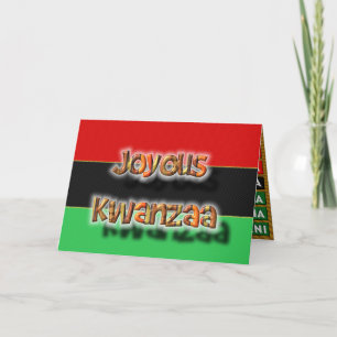 Cartes Pour Fêtes Annuelles Joyous Kwanza