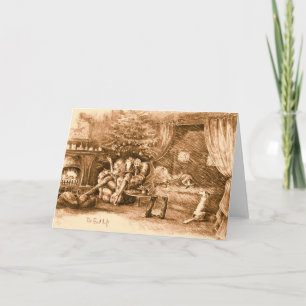 Cartes Pour Fêtes Annuelles judetoo 25 "la bonne vie "