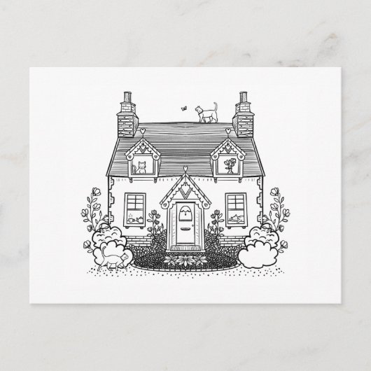 Cartes Pour Fêtes Annuelles jun house (Devant)