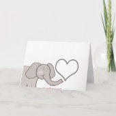 Cartes Pour Fêtes Annuelles Jus d'éléphants (Dos)