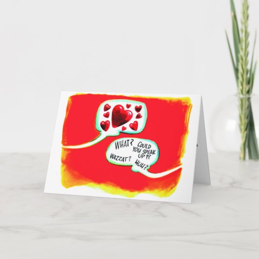 Cartes Pour Fêtes Annuelles Jusqu'à sourd faites-nous partie (Devant)