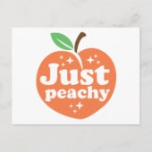 Cartes Pour Fêtes Annuelles Juste Peachy (Devant)