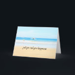 Cartes Pour Fêtes Annuelles Juste toi et ton bonheur<br><div class="desc">Cela a été pris il y a neuf ans quand je suis allé à Palawan,  aux Philippines avec mes amis. J'ai déjà oublié le nom de cette plage,  mais je me rappelle clairement que c'était là que nous avons déjeuné le deuxième jour.</div>