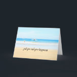 Cartes Pour Fêtes Annuelles Juste toi et ton bonheur<br><div class="desc">Cela a été pris il y a neuf ans quand je suis allé à Palawan,  aux Philippines avec mes amis. J'ai déjà oublié le nom de cette plage,  mais je me rappelle clairement que c'était là que nous avons déjeuné le deuxième jour.</div>