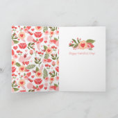 Cartes Pour Fêtes Annuelles Juste une fille qui aime la Saint-Valentin (Intérieur)