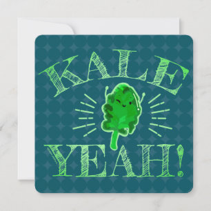 Cartes Pour Fêtes Annuelles Kale Ouais ! - Kale Pun
