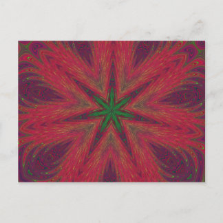 Cartes Pour Fêtes Annuelles Kaléidoscope psychédélique de Noël