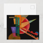 Cartes Pour Fêtes Annuelles Kandinsky - Interprétation Abstraite (Devant / Derrière)