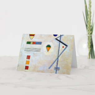 Cartes Pour Fêtes Annuelles Kandinsky - Von-Zu, célèbre oeuvre d'art abstrait 