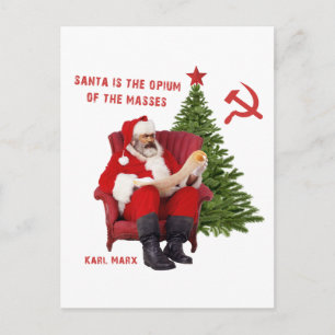 Cartes Pour Fêtes Annuelles Karl Marx Père Noël