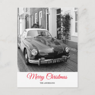 Cartes Pour Fêtes Annuelles Karmann Ghia Voiture de Collection Joyeux Noël