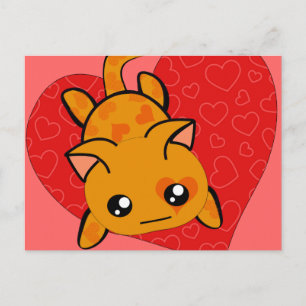 Cartes Pour Fêtes Annuelles Kawaii Valentine Kitty
