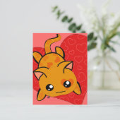 Cartes Pour Fêtes Annuelles Kawaii Valentine Kitty (Debout devant)