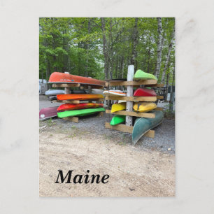 Cartes Pour Fêtes Annuelles Kayaks colorés