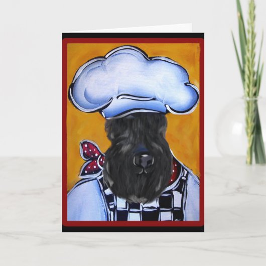Cartes Pour Fêtes Annuelles Kerry Blue Terrier (Devant)