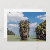 Cartes Pour Fêtes Annuelles Khao Phing Kan île rocheuse Phuket en Thaïlande ca (Devant / Derrière)
