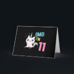Cartes Pour Fêtes Annuelles Kids 11 Year Old Girl Birthday<br><div class="desc">Enfants de 11 ans fille Anniversaire tenue Unicorn Chat Funny chat visage design pour les amoureux de les chats, femmes chat maman, cadeau pour maman, mignonette chat tee - shirts pour femmes. C'est un cadeau d'anniversaire pour un homme, un cadeau d'ami, des cadeaux de père ou des cadeaux de Noël....</div>
