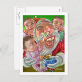 Cartes Pour Fêtes Annuelles kids_christ (Devant / Derrière)