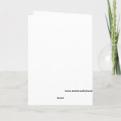 Cartes Pour Fêtes Annuelles Kinda Fruity Fruitcake (Dos)