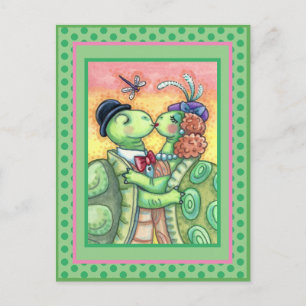 CARTES POUR FÊTES ANNUELLES KISSER DES PÂTISSERIES DE TORTLE, CUTE TARPON VALE