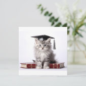 Cartes Pour Fêtes Annuelles Kitten (Debout devant)