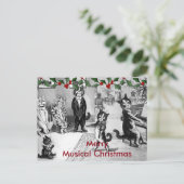 Cartes Pour Fêtes Annuelles Kitten Donnant un considérant (Debout devant)