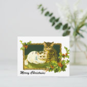 Cartes Pour Fêtes Annuelles Kittens de Noël (Debout devant)