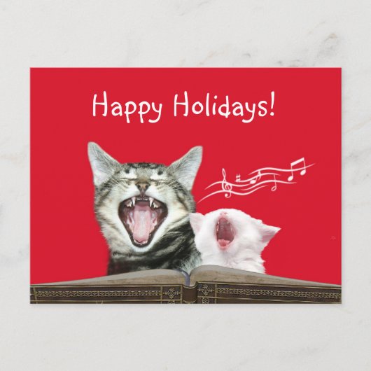 Cartes Pour Fêtes Annuelles Kittés de covoiturage (Devant)