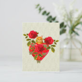 Cartes Pour Fêtes Annuelles Kitty Chat Valentine (Debout devant)