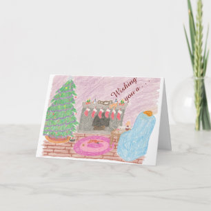 Cartes Pour Fêtes Annuelles Kitty-mas Mischief (Noël)