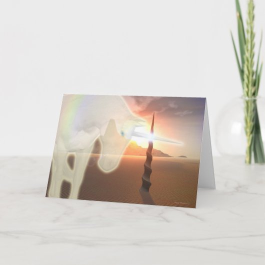 Cartes Pour Fêtes Annuelles Klaxon d'abondance (Devant)