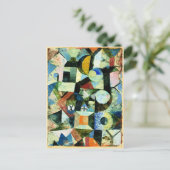 Cartes Pour Fêtes Annuelles Klee - Composition à mi-lune jaune (Debout devant)