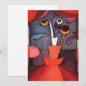 Cartes Pour Fêtes Annuelles Klee - Fleur d'automne (Devant / Derrière)