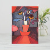 Cartes Pour Fêtes Annuelles Klee - Fleur d'automne (Debout devant)