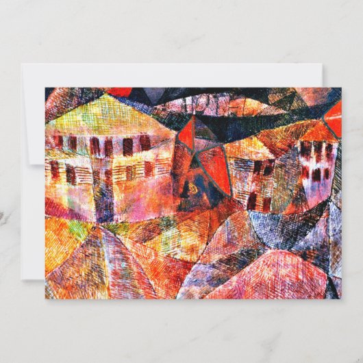 Cartes Pour Fêtes Annuelles Klee - L'hôtel (Devant)