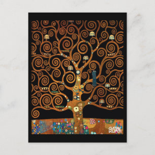 Cartes Pour Fêtes Annuelles Klimt, Sous l'arbre de vie, Art fine,
