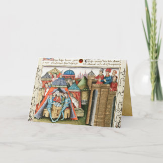 Cartes Pour Fêtes Annuelles Knight Cifar Watches the Enemy Camp Play Chess