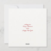 Cartes Pour Fêtes Annuelles Koala assise dans un gommier Joyeux Noël (Dos)