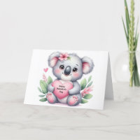Koala de la Saint-Valentin