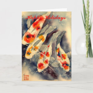 Cartes Pour Fêtes Annuelles koi