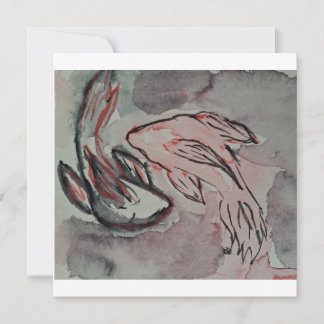 Cartes Pour Fêtes Annuelles Koi Fish Postacrd