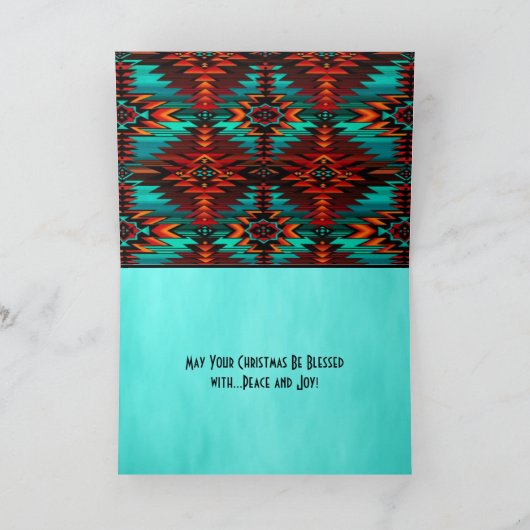 Cartes Pour Fêtes Annuelles Kokopelli du Sud-Ouest (Intérieur)