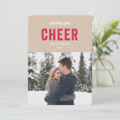 Cartes Pour Fêtes Annuelles Kraft de fêtes (Debout devant)