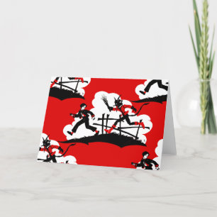 Cartes Pour Fêtes Annuelles krampus de Noël