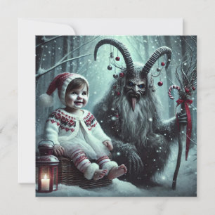 Cartes Pour Fêtes Annuelles Krampus de Noël
