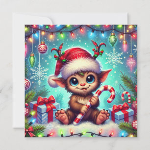 Cartes Pour Fêtes Annuelles Krampus de Noël
