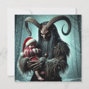 Cartes Pour Fêtes Annuelles Krampus de Noël
